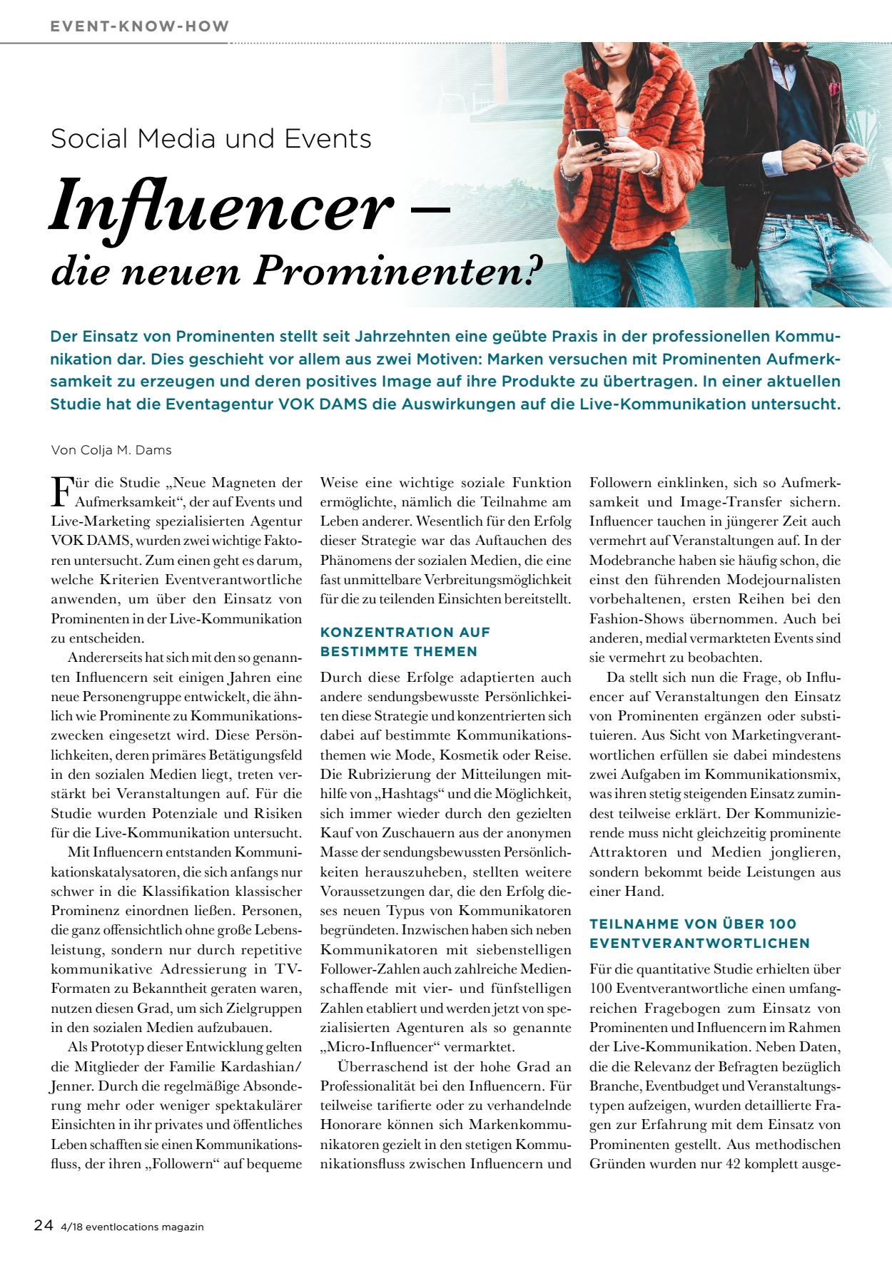 Influencer EVENT-KNOW-HOW Prominenten