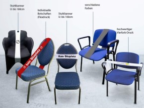 Stuhl- und Sperrbanner von hms design solutions