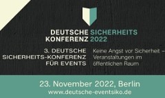 3. Deutsche Sicherheitskonferenz für Events am 23. November 2022