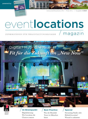 Eventlocations Magazin Ausgabe 1/21 - Gute Infos für Veranstaltungsprofis