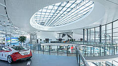 Neckarsulm: Audi Forum Neckarsulm - Blick auf das Konferenzzentrum