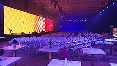 Essen: Grand Hall UNESCO Welterbe Zollverein - Tagung mit großer LED Leinwand