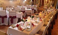 Sankt Goar/RP: Hotel Schloss Rheinfels - Hochzeit im Hansensaal