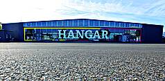 Crailsheim: HANGAR Event Airport - Die Eventlocation - Hangar Aussenansicht