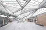 Hauptgebäude futuristische Architektur im WorldCC Bonn